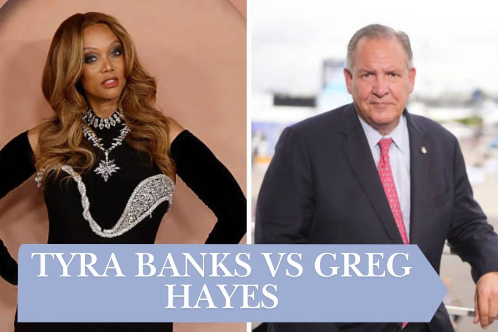Tyra Banks vs Greg Hayes